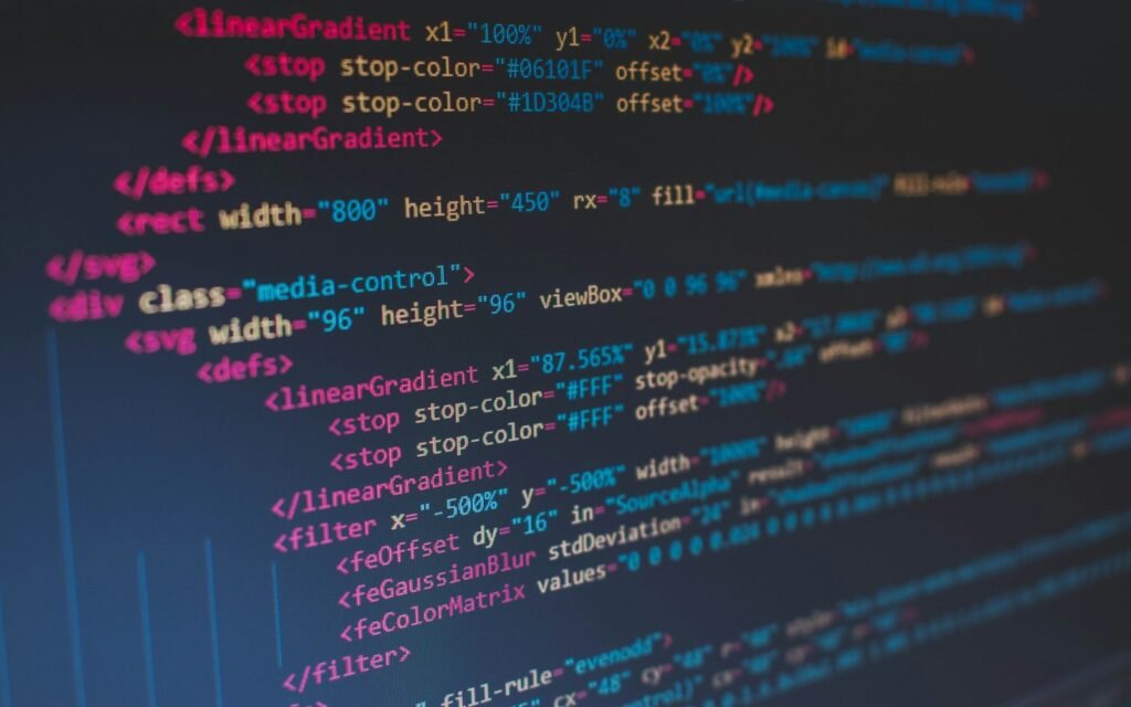 Lines of HTML codes